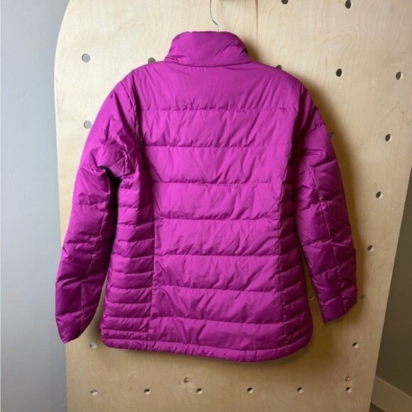 Lands' End Women's Down Puffer Jacket in Magenta Size M (8-10) - Picture 5 of 8
